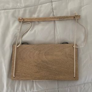 Wooden Hanging Wall Shelf